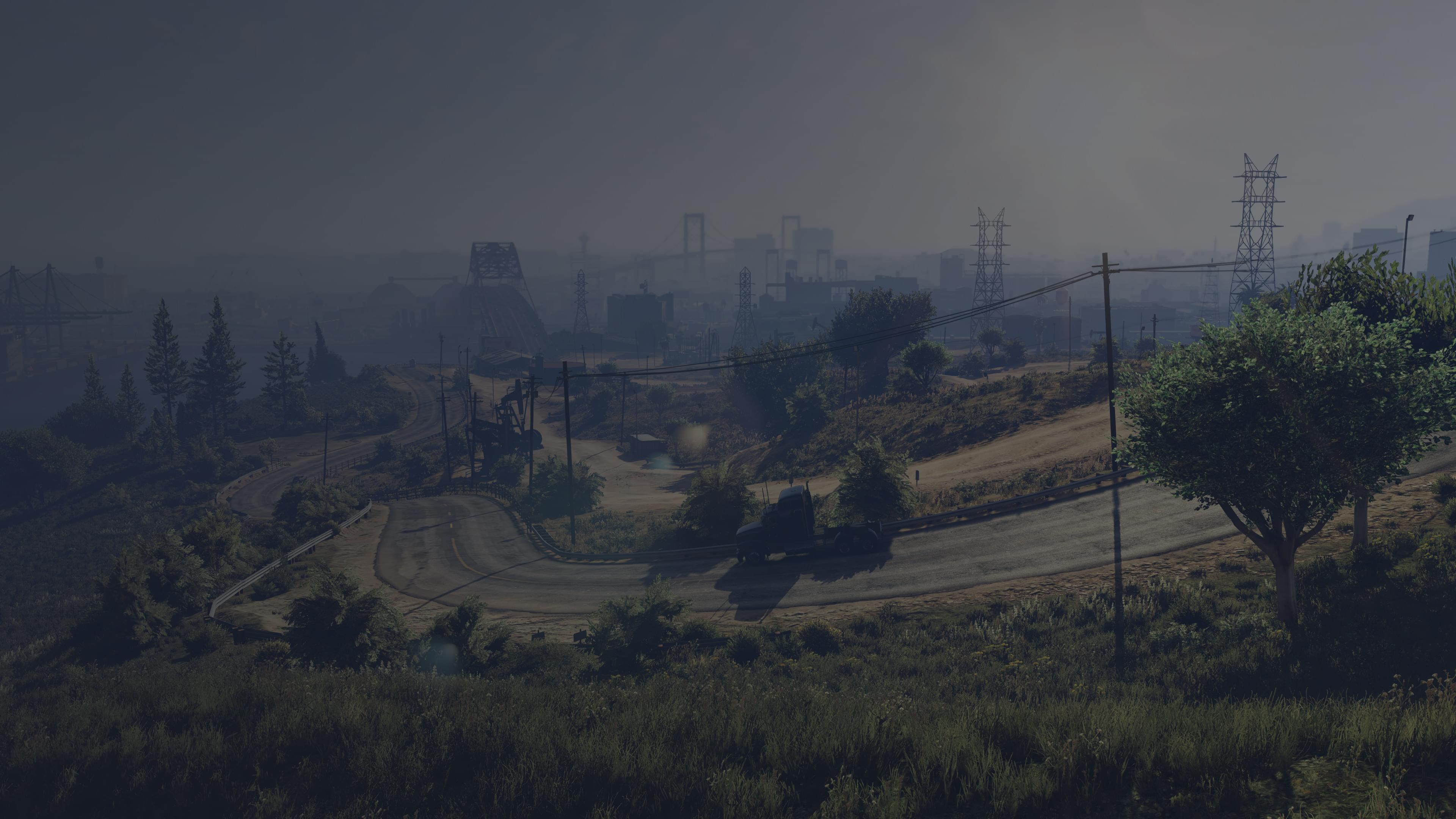 GTA V landscape from the FiveM website